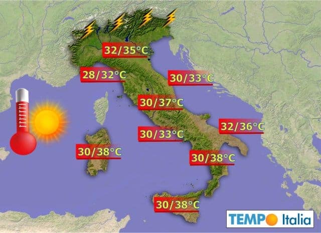Caldo di forte intensità e persistenza verso l’Italia. Cambiamento meteo? La probabilità 2 wapt image post 3482