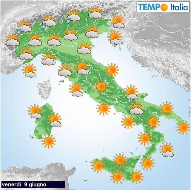 Due giorni nella norma e poi caldo africano. Temperature anche oltre i 35°C nelle zone interne 5 wapt image post 3493