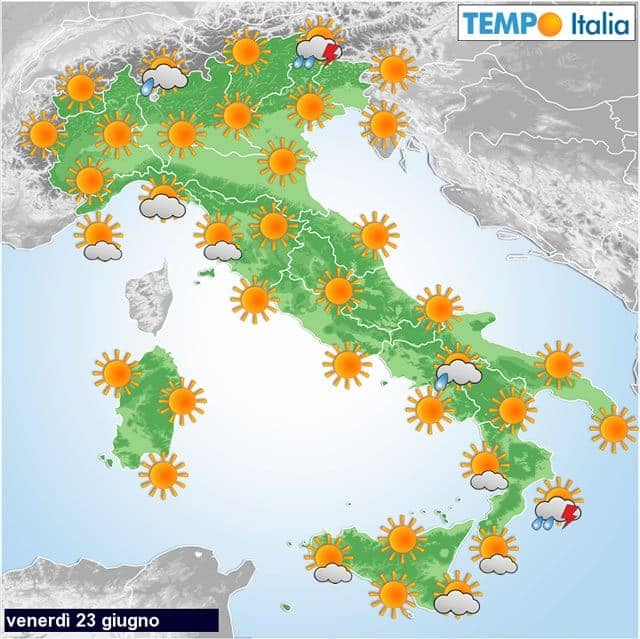 Nuovo cambiamento meteo: caldo in aumento sino a 40 gradi, temporali sparsi su Alpi 6 wapt image post 3561