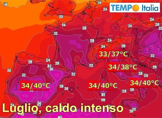 Meteo di Luglio: dopo refrigerio c’è il rischio di onda di calore