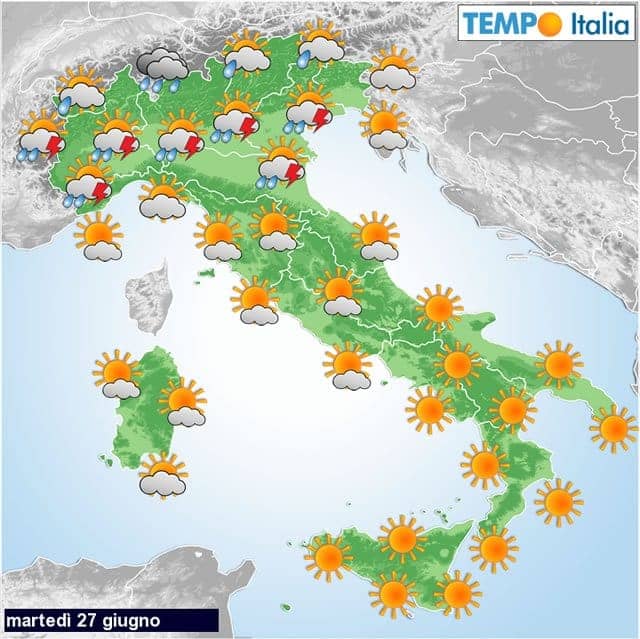 Meteo news: super temporali verso il Nord, ancora caldo tropicale in Italia 5 wapt image post 3624