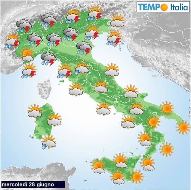Meteo news: super temporali verso il Nord, ancora caldo tropicale in Italia 6 wapt image post 3625