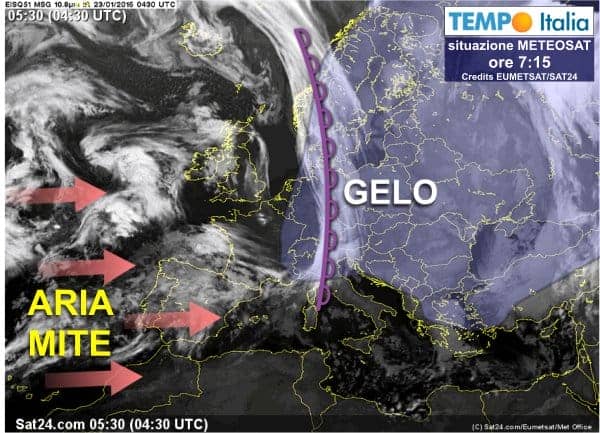 Perturbazione transita su Italia, i suoi effetti