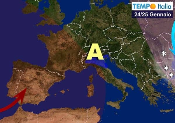 Oggi calo termico nella Penisola. Imminenti foschie e nebbie in Val Padana. Poi l’Alta Pressione per alcuni giorni 5 wapt image post 377