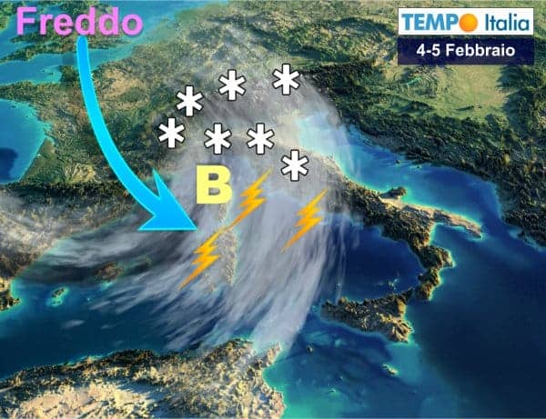 Torna l’INVERNO! Svolta meteo di Febbraio confermata, impulsi FREDDI a più riprese