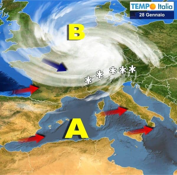 Alta Pressione porterà ancora caldo anomalo, giorni della merla primaverili. Peggioramento meteo da inizio Febbraio