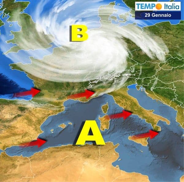 Anticiclone mette radici, meteo da PRIMAVERA con CALDO anomalo. Cenni di cambiamento ad inizio febbraio