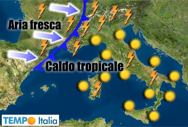 METEO sino 15 Agosto: dal CALDO ai TEMPORALI con CALO TEMPERATURE 2 wapt image post 4910
