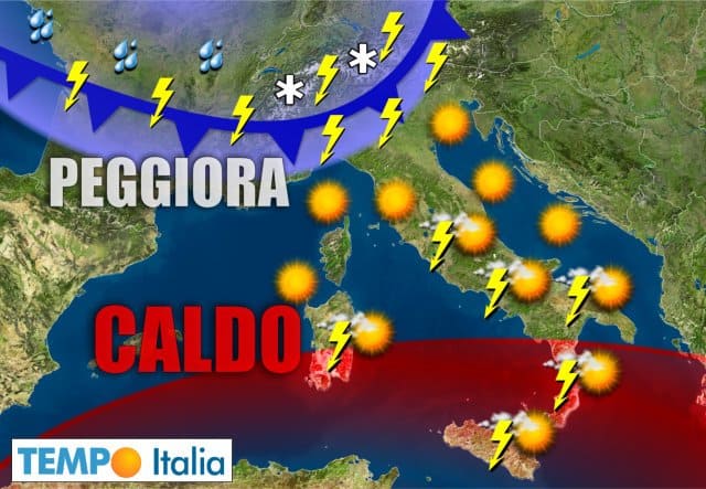 METEO Italia: picco di CALDO AFOSO, poi TRACOLLO TERMICO 2 wapt image post 5001