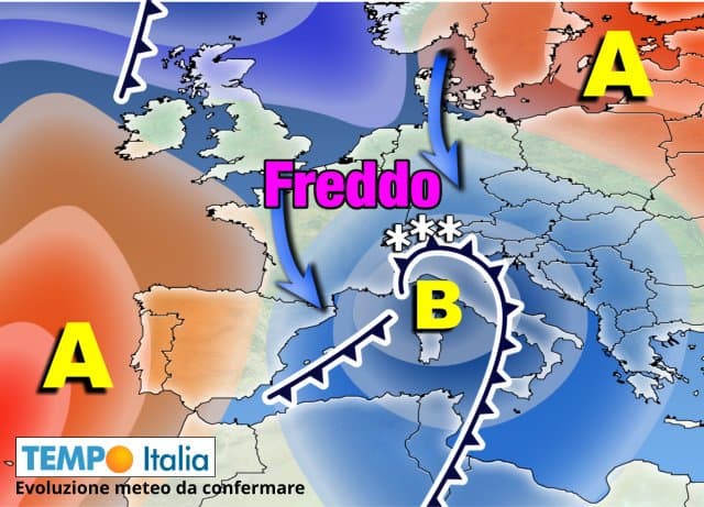 METEO all’8 Novembre, Italia a rischio SEVERO MALTEMPO per CICLONI atlantici 3 wapt image post 5449