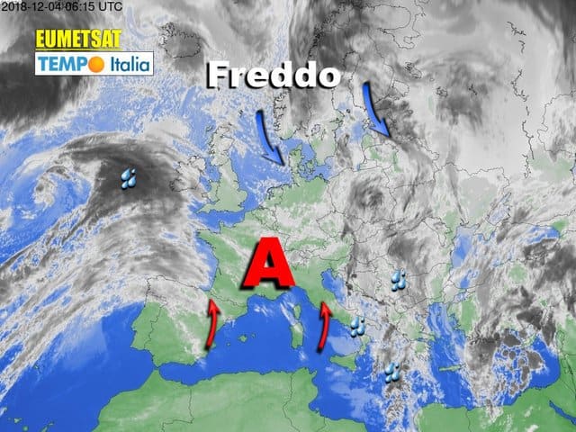 Anticiclone da ovest, METEO migliore ma con piogge residue al Sud 2 wapt image post 6010