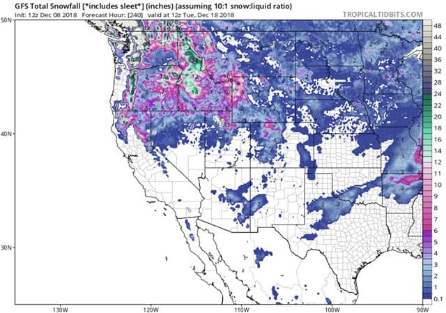 Meteo invernale: record di neve in Colorado, caduti 3 metri di neve da Ottobre 3 wapt image post 6101