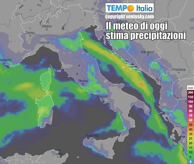 Evoluzione meteo prossime ore: PIOGGE e rischio NEVE 2 wapt image post 6183
