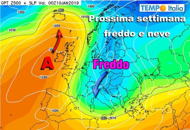 METEO GENNAIO, serie di irruzioni fredde: Inverno fa sul serio 2 wapt image post 6460