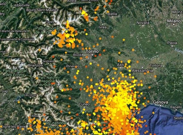 Meteo Italia: la tempesta del 7-9 gennaio 2018 sul Nord Ovest 3 wapt image post 6550