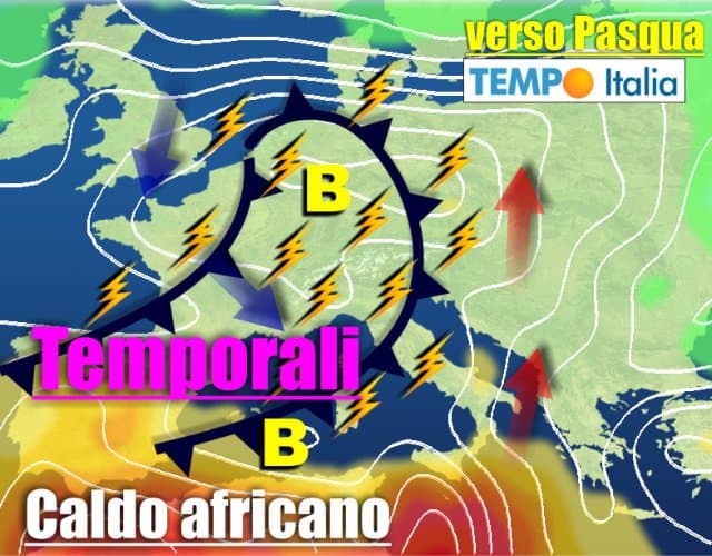 METEO verso il 24 Aprile, Pasqua e Pasquetta a rischio TEMPORALI. Poi novità 45 METEO verso il 24 Aprile, Pasqua e Pasquetta a rischio TEMPORALI. Poi novità