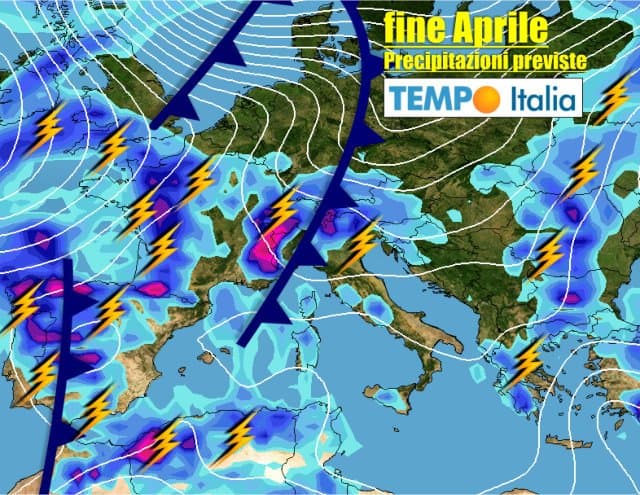 METEO verso il 29 aprile, Aprile verso FORTE MALTEMPO 35 METEO verso il 29 aprile, Aprile verso FORTE MALTEMPO