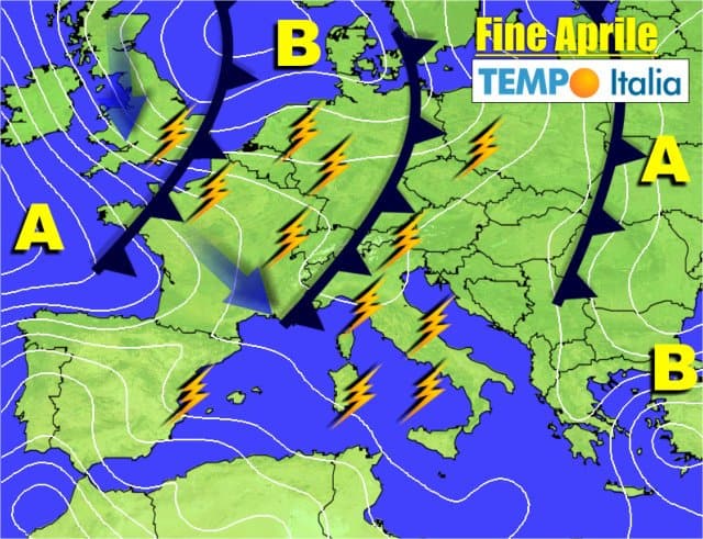 METEO verso il 1° Maggio, tra strappi di CALDO anomalo e TEMPORALI 31 METEO verso il 1° Maggio, tra strappi di CALDO anomalo e TEMPORALI