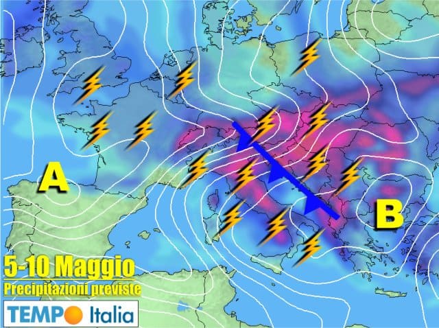 METEO verso il 5 Maggio con altre BURRASCHE di Primavera 2 wapt image post 7115