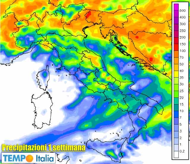 Meteo con abbondanti piogge e neve sull’Italia 1 Meteo con abbondanti piogge e neve sull’Italia