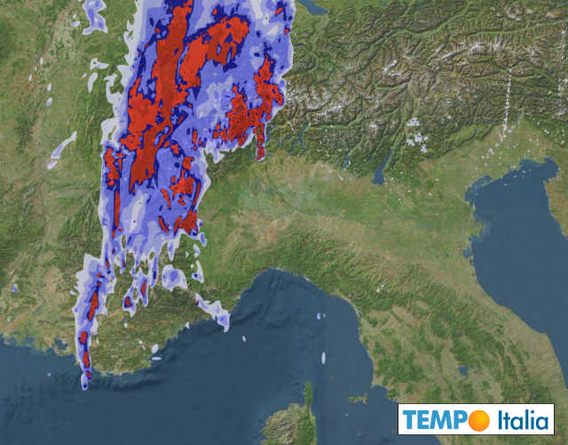 Meteo avverso nel Nord Ovest italiano, nubifragi: radar 42 Meteo avverso nel Nord Ovest italiano, nubifragi: radar