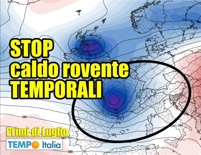 Sino al 6 Luglio, CALDO forte STOP con TEMPORALI 46 Sino al 6 Luglio, CALDO forte STOP con TEMPORALI