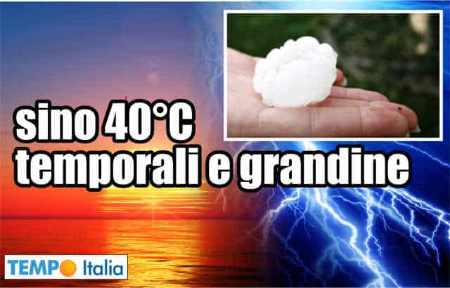 Meteo Estate 2019 tra forte CALDO e vari STOP temporaleschi 29 Meteo Estate 2019 tra forte CALDO e vari STOP temporaleschi