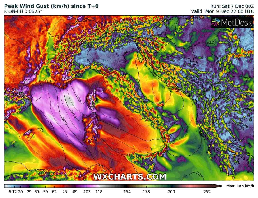 Lunedì, meteo tempestoso su molti tratti d’Italia 2 wapt image post 7679