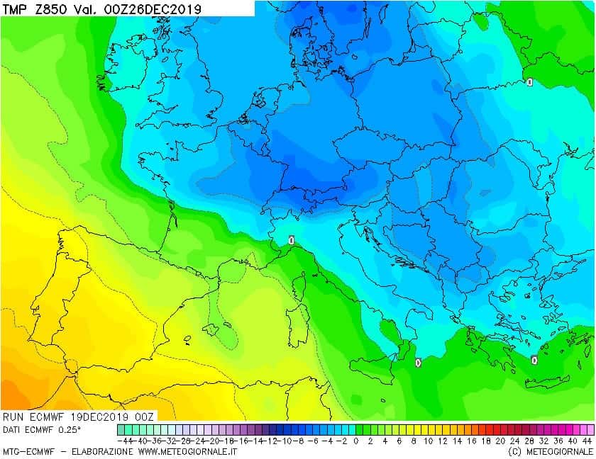 Dopo Natale il GELO, proiezioni e mappe del Centro Meteo Europeo 3 wapt image post 7730