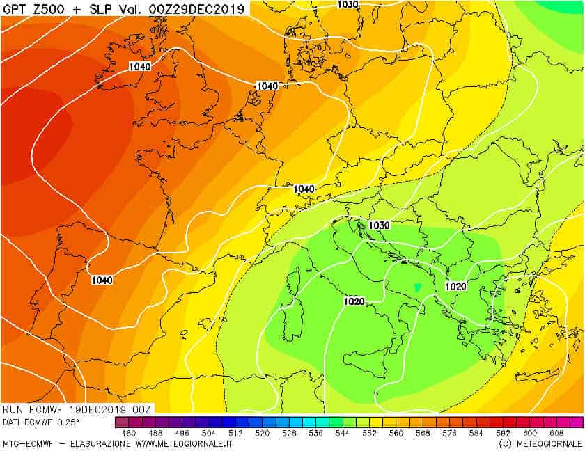 Dopo Natale il GELO, proiezioni e mappe del Centro Meteo Europeo 6 wapt image post 7733