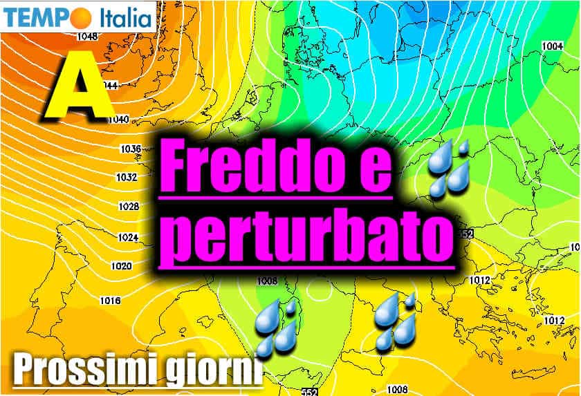 Meteo Italia: treno di perturbazioni, PIOGGIA E NEVE a ripetizione 47 Meteo Italia: treno di perturbazioni, PIOGGIA E NEVE a ripetizione