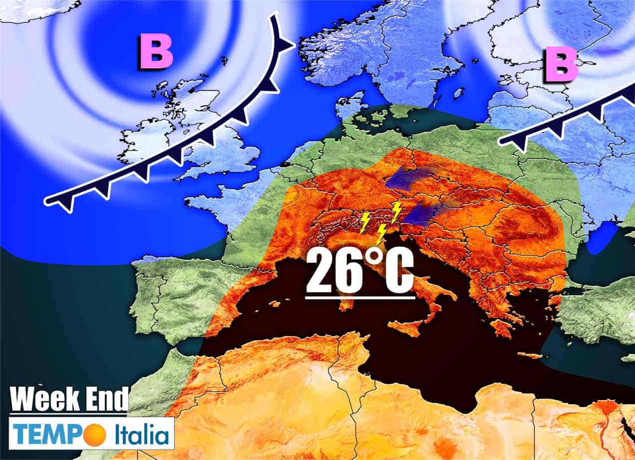 Meteo di Giugno per la Pasqua. Fosse Estate, sarebbe canicola 30 Meteo di Giugno per la Pasqua. Fosse Estate, sarebbe canicola