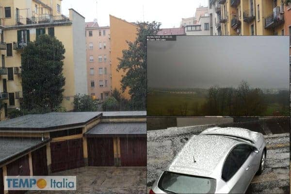 Temporali in Lombardia e la grandine a Milano contrassegnano cambiamenti climatici in tutto il Nord Italia 2 wapt image post 803