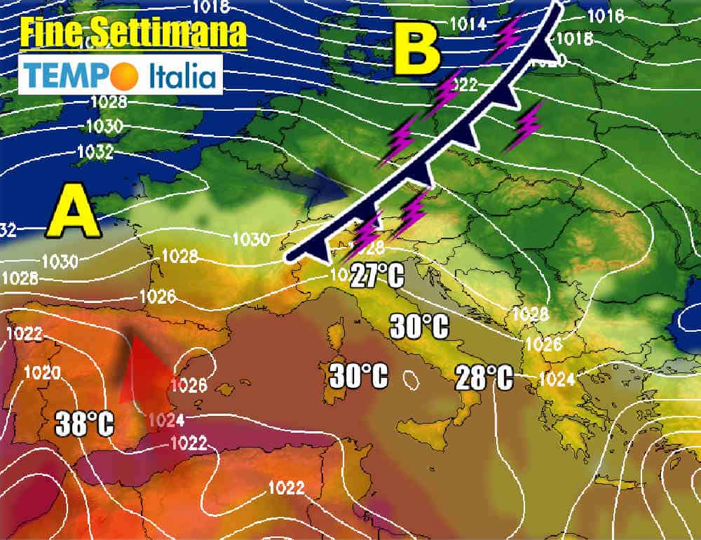 Meteo d’Estate precoce su tutta Italia. Nuovi temporali al Nord 34 Meteo d’Estate precoce su tutta Italia. Nuovi temporali al Nord
