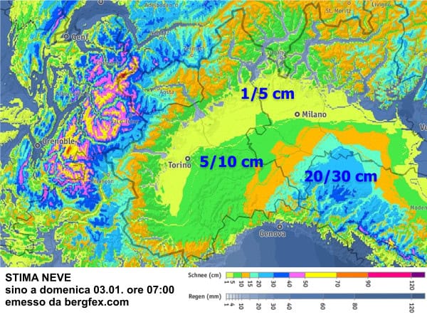 Nevicate al Nord Italia sino al 3 Gennaio. Le possibilità viste dai meteo esteri 3 wapt image post 92 1