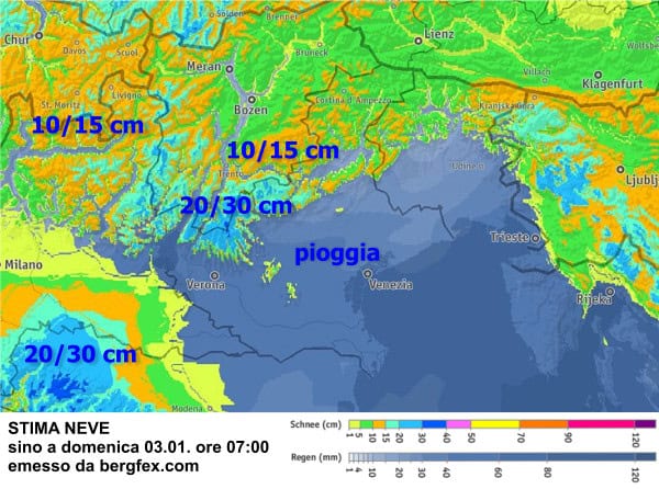 Nevicate al Nord Italia sino al 3 Gennaio. Le possibilità viste dai meteo esteri 5 wapt image post 94 2