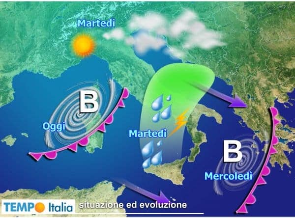 Rovesci e temporali sulle coste tirreniche, il peggioramento avanza verso sud 2 wapt image post 990