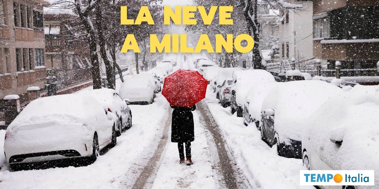 Meteo MILANO, oltre 90 cm di neve. Ecco quando. Aggiornamento 3 la neve a milano 3210