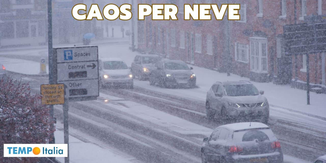 Meteo, la Neve che blocca l’Italia