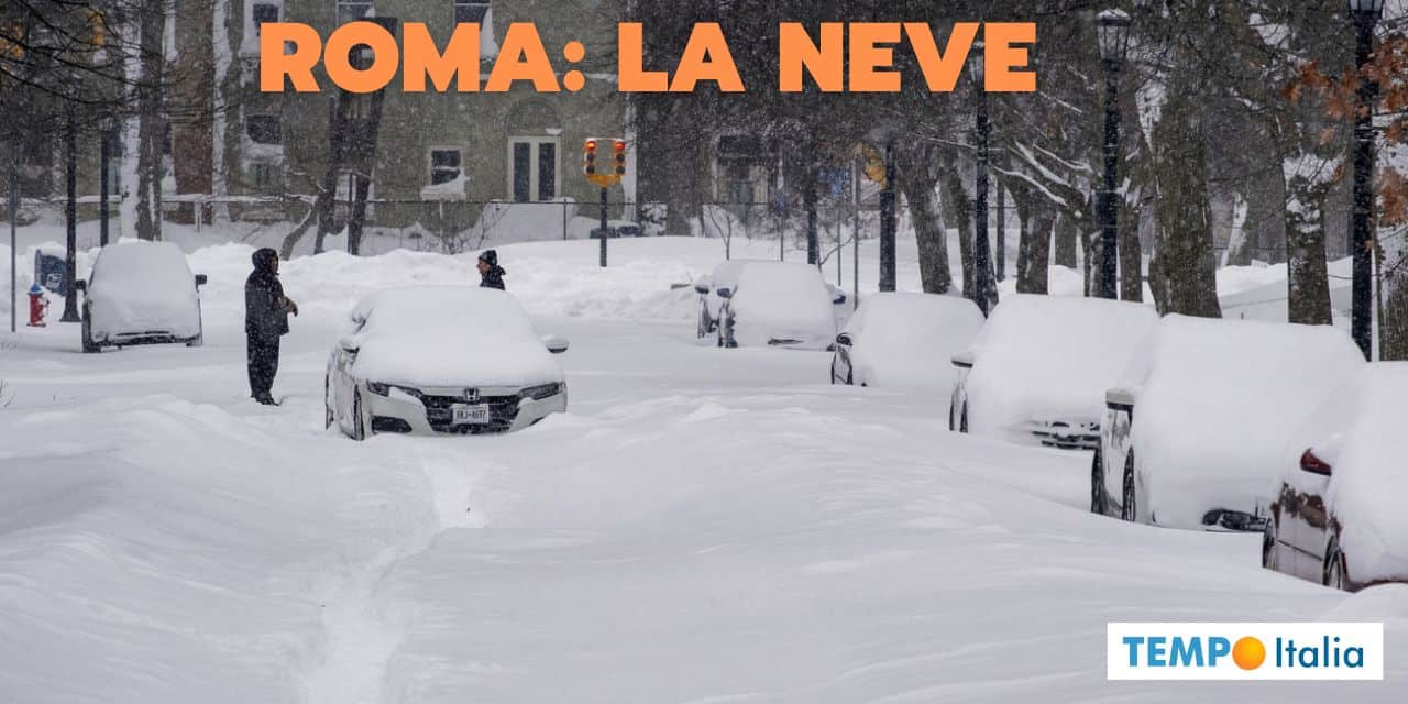 Meteo ROMA, la grande neve. Mezzo metro in un giorno 2 meteo roma e la neve 632