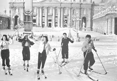 Meteo, la neve a ROMA 5 neve a Roma 1956
