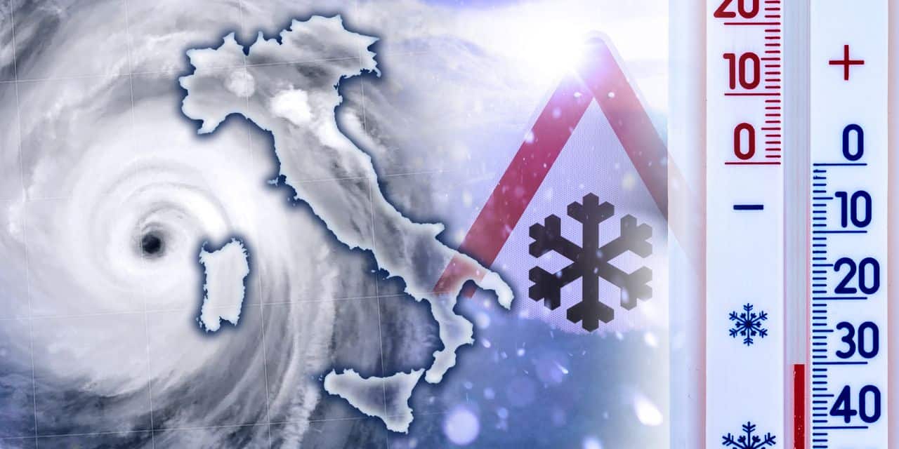 Meteo Italia: forte perturbazione nel weekend con pioggia e neve, poi cambia tutto