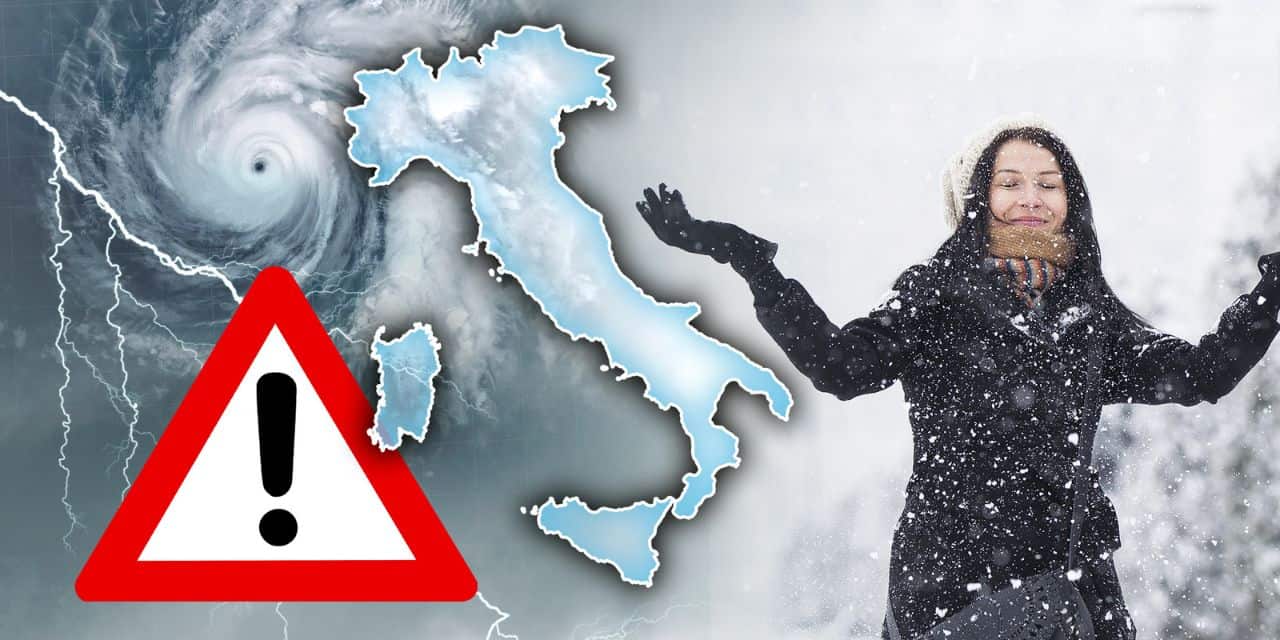 Meteo: attenzione, arriva il ciclone, brusco cambiamento meteo, attesi fenomeni intensi