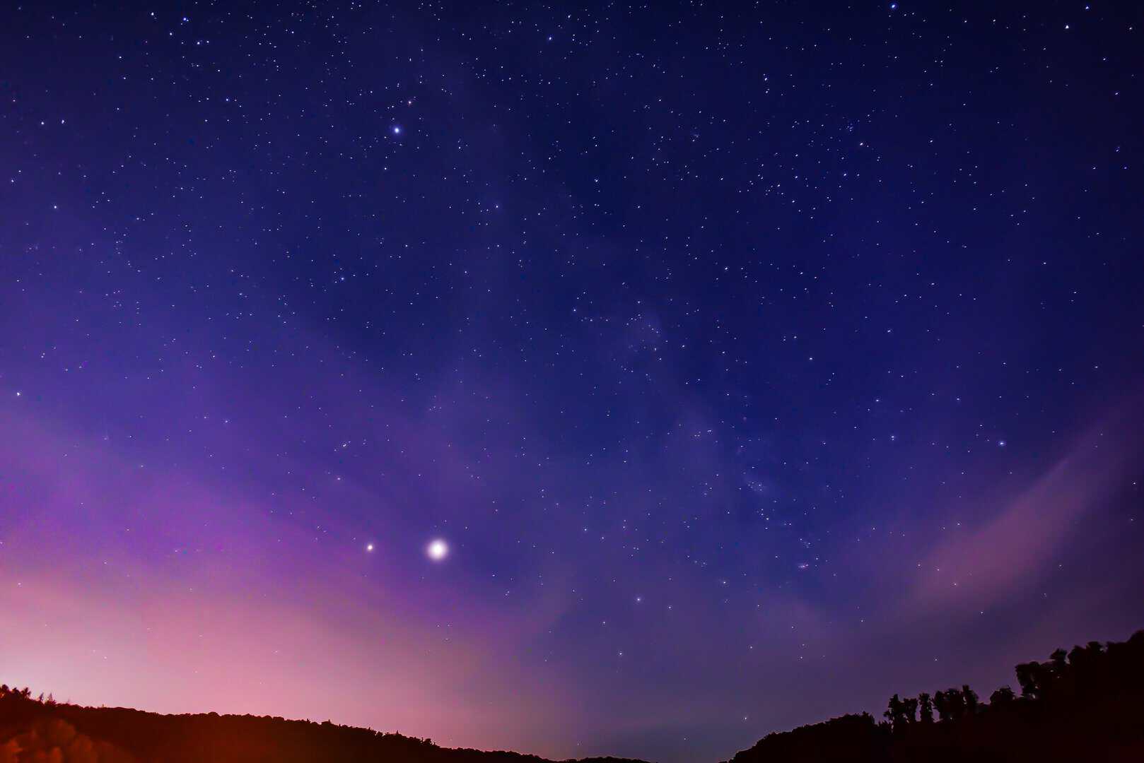 L’incontro tra Giove e la Luna