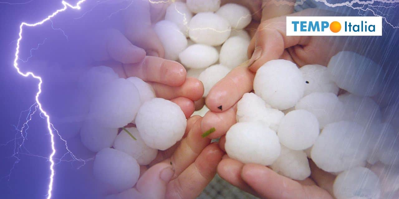 Meteo: temporali con nubifragi e grandine, continua l’allerta