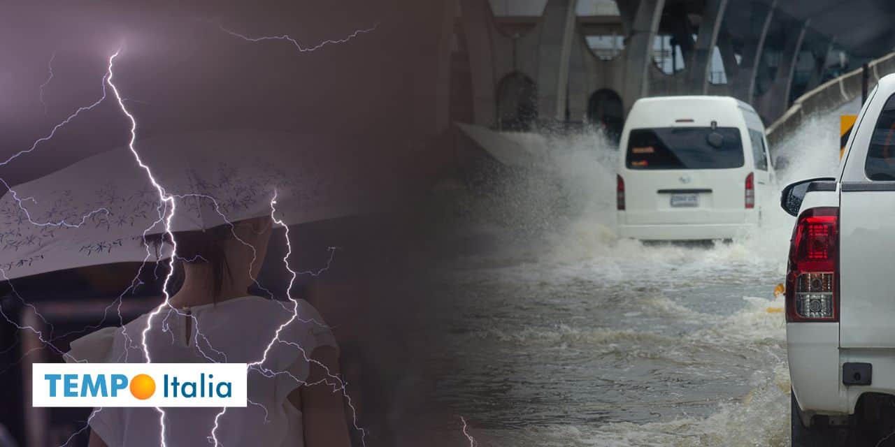 Meteo: rischio nubifragi e alluvioni in settimana