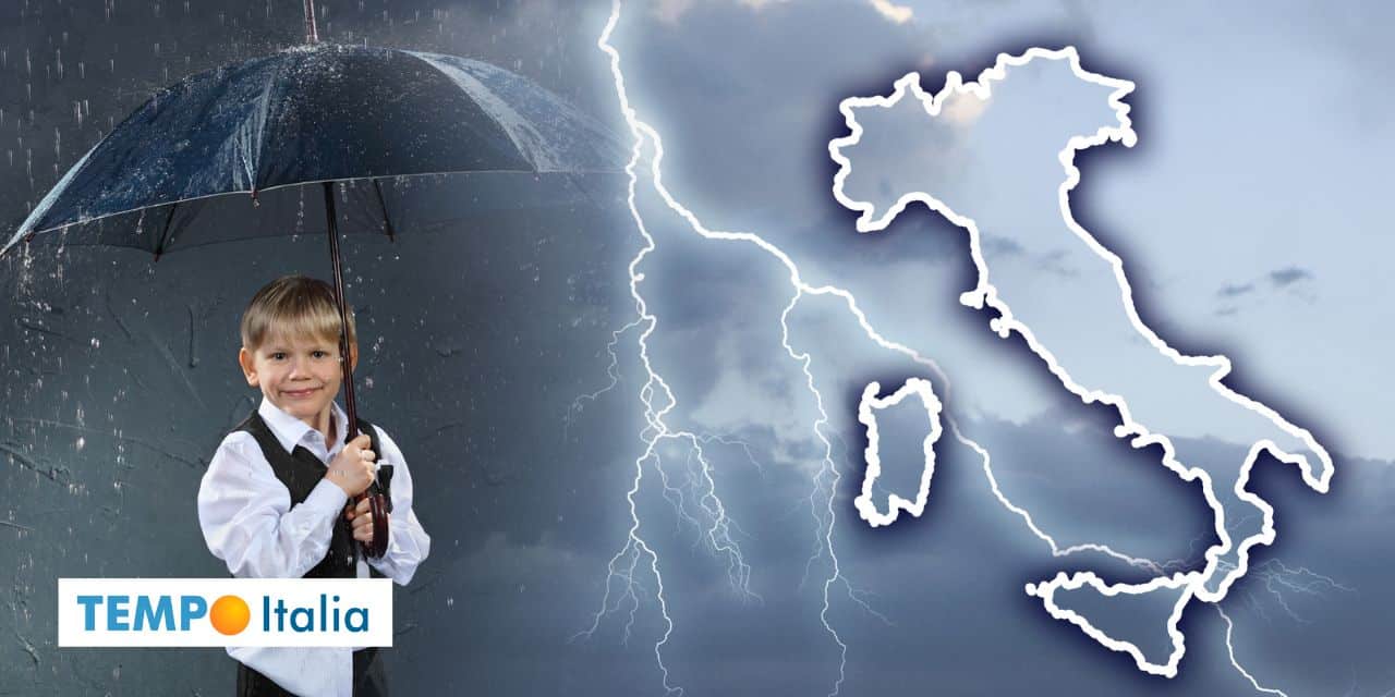 Meteo: sferzata di temporali da venerdì, colpita tutta Italia!