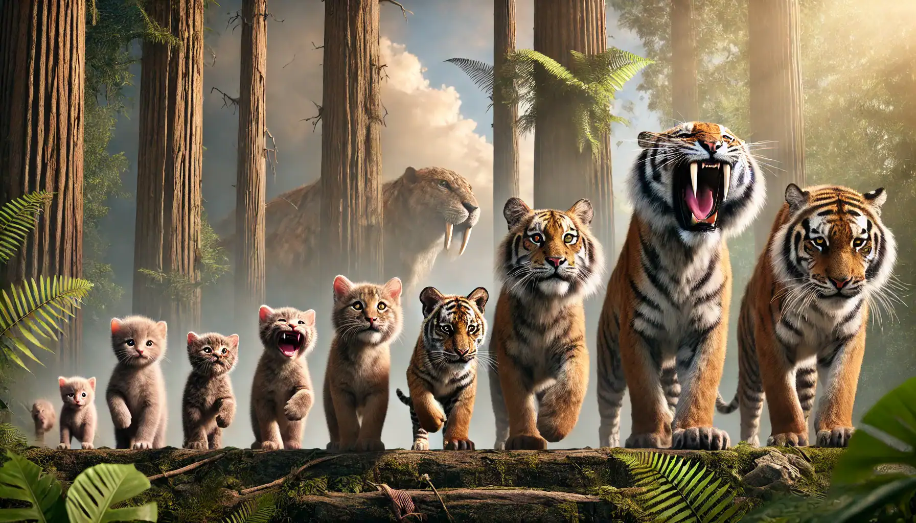 Dai gattini ai killer. L’evoluzione delle tigri dai denti a sciabola è sorprendente 2 Dai gattini ai killer. Levoluzione delle tigri dai denti a sciabola e sorprendente