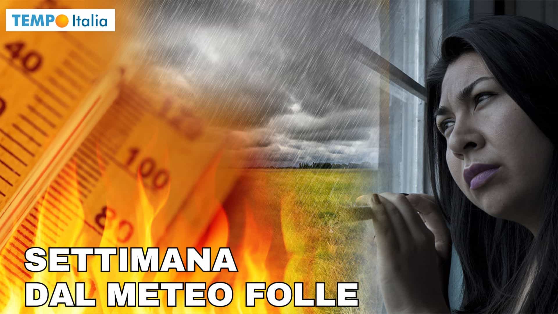 Meteo, prossime ore e sino a oltre metà settimana in Italia un subbiglio assurdo