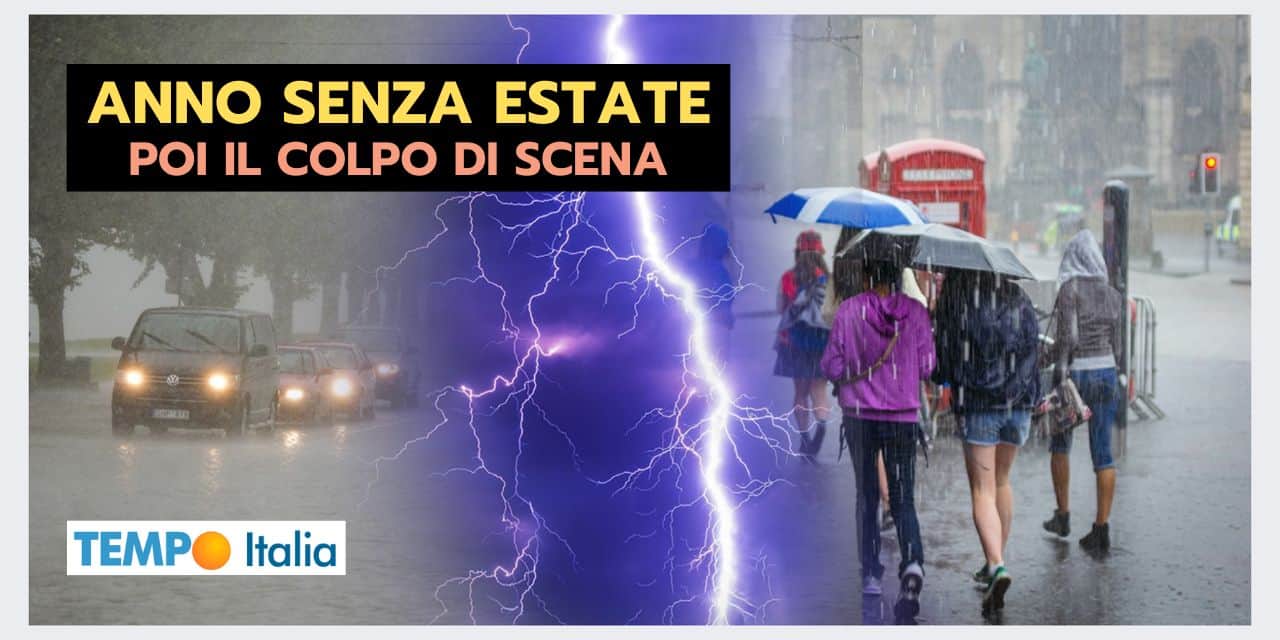 Il meteo opprimente sarebbe arrivato, avevamo ragione